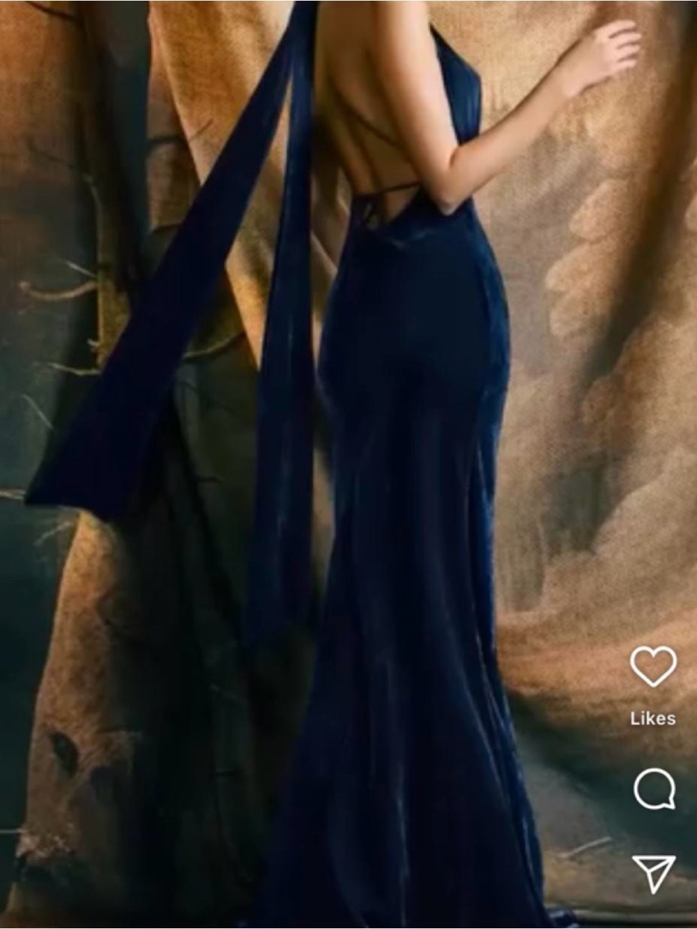 SAU LEE Midnight Blue Dress - Picture 2 of 6
